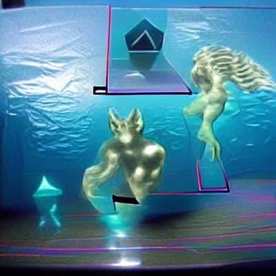 Holographic Shape Shifter Copies Itself Underwater