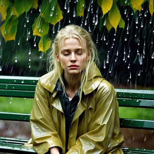 Raindrops on Glass: A Study in Melancholy