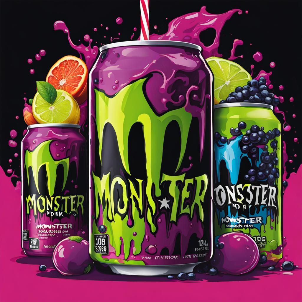 Monster Drink: An AI Generated Rendering