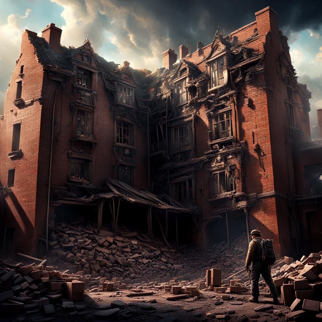 Epic Cinematic Bricklayer Digital Matte Painting