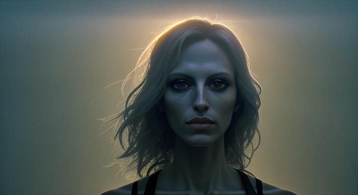 Liminal 16-Bit Scene with Granular Light