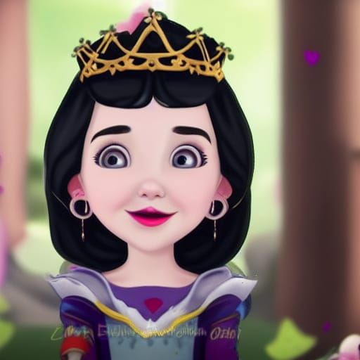 Evie from Descendants: Fantasy Portrait in High Detail