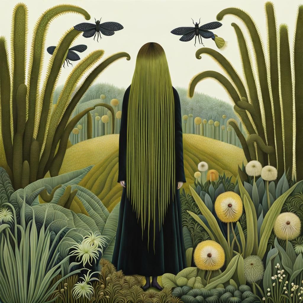 Mythological Bulbophyllum Collage in 8K Digital Art