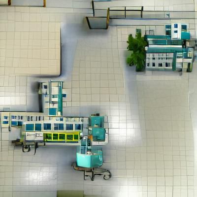 Large Industrial Hospital Complex