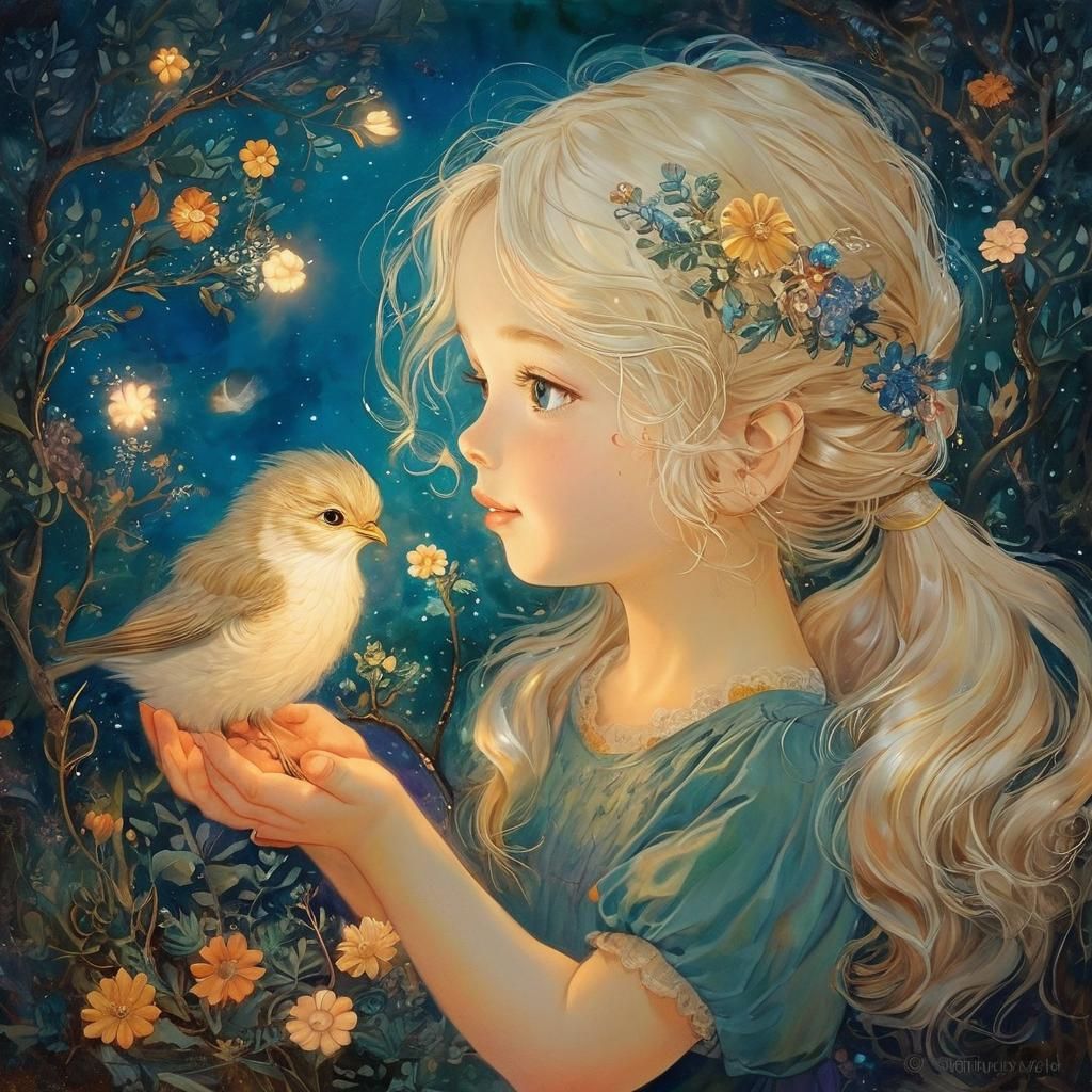 The Little Girl and the Little Bird