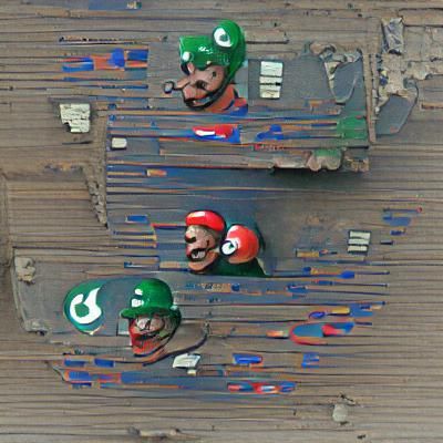 Mario and Luigi Rendered by AI