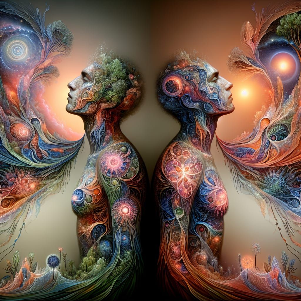 Ethereal Figures Reveal Fantasy Plant Kingdom