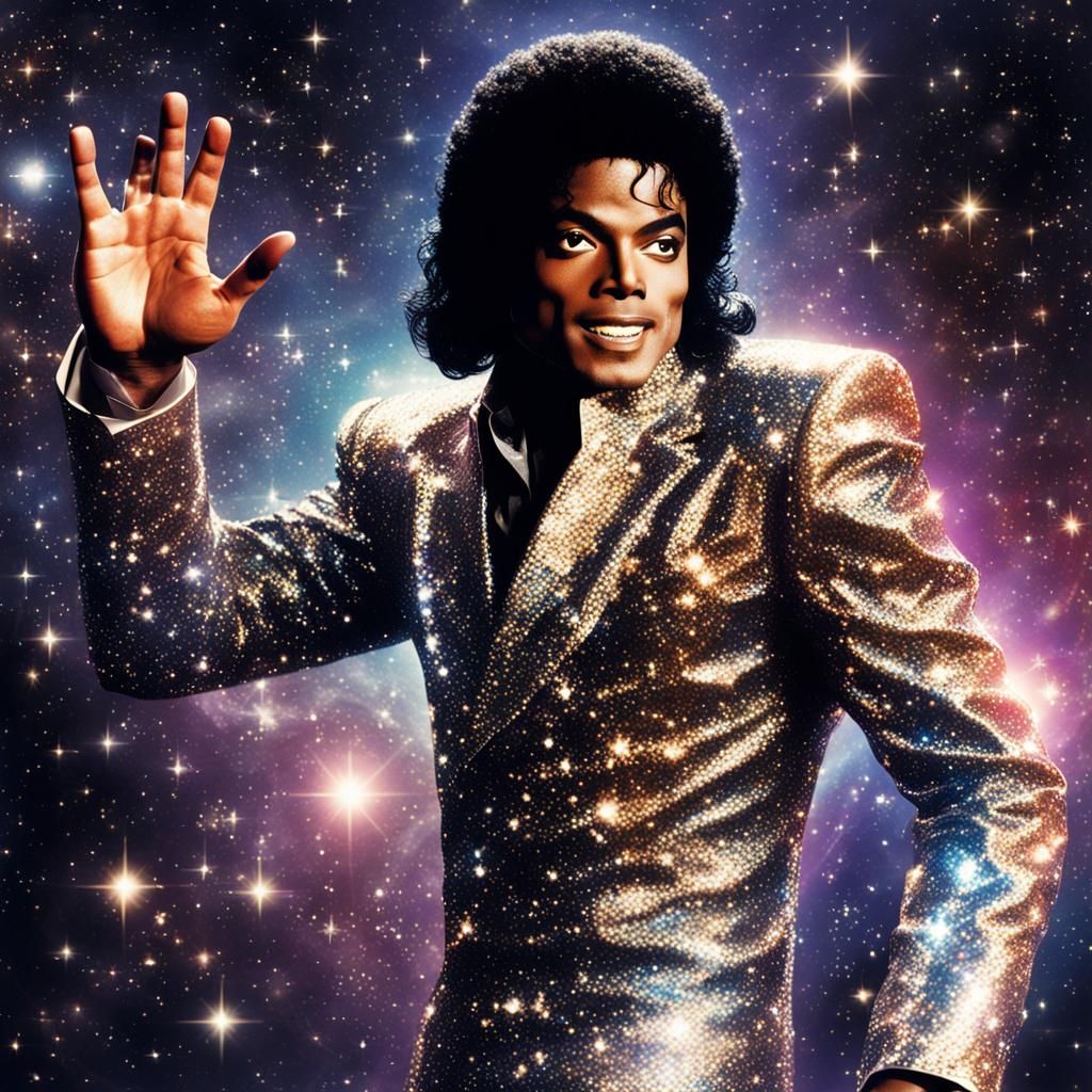 Michael Jackson Performing in Space