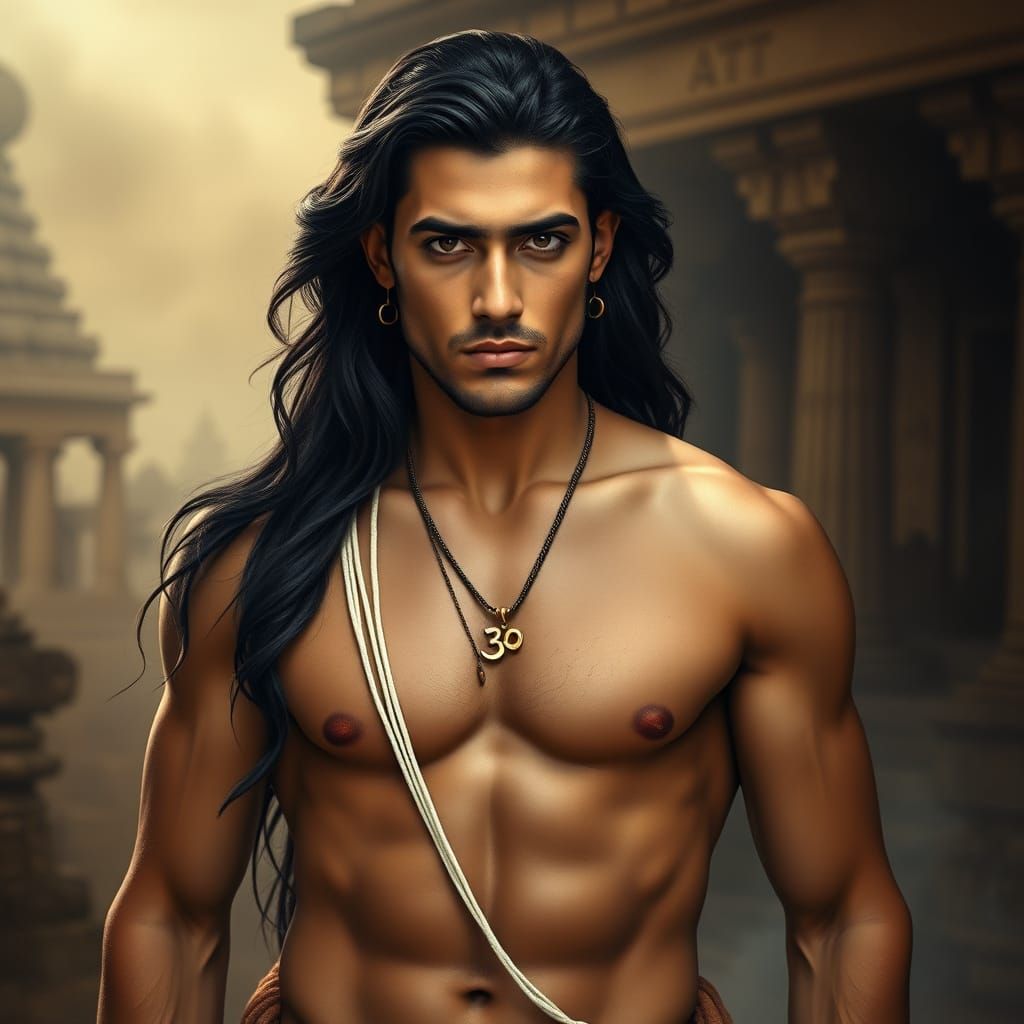 Regal Prince Daeman in Indian Backdrop