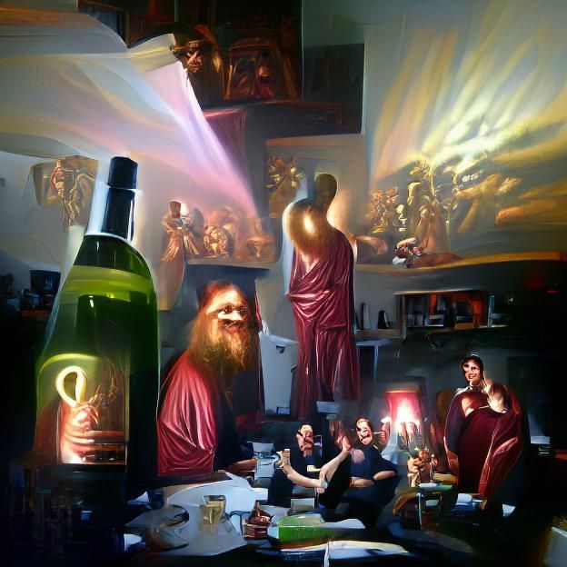 Dionysian Cult Revelry: A Celebration of Wine and Joy