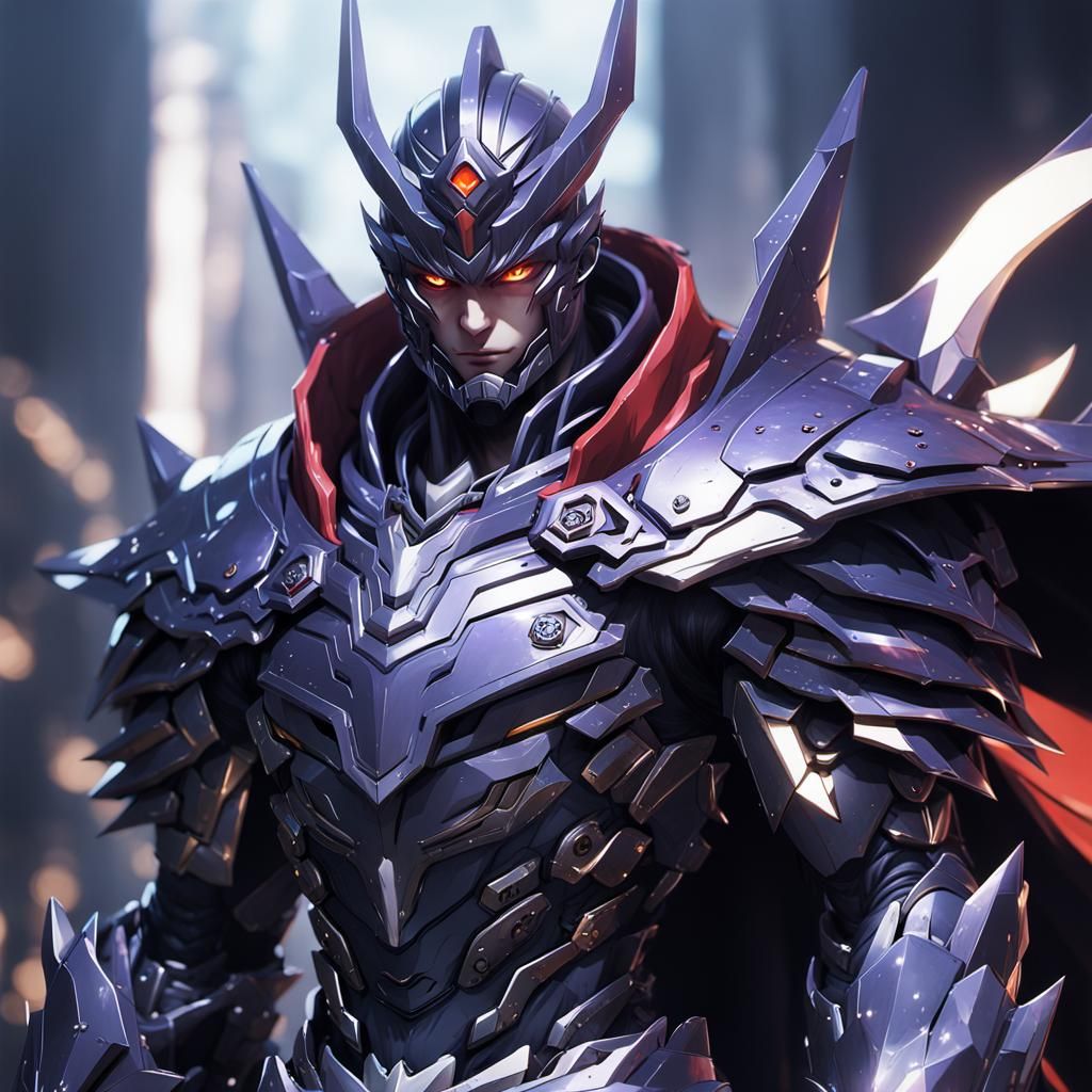 Detailed Anime Supervillain Concept Art