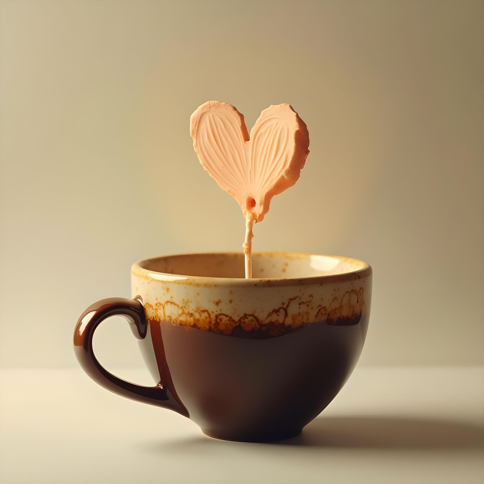 Surreal Coffee Cup First Date in Fleisher Style