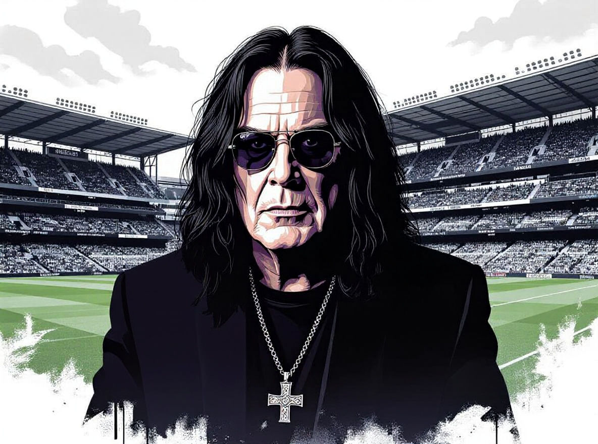 Ozzy Osbourne Double Exposure Art