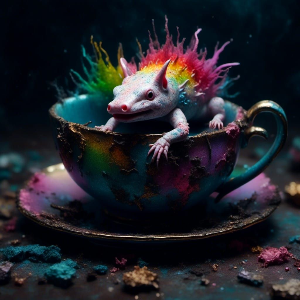 Cuppa Axolotl