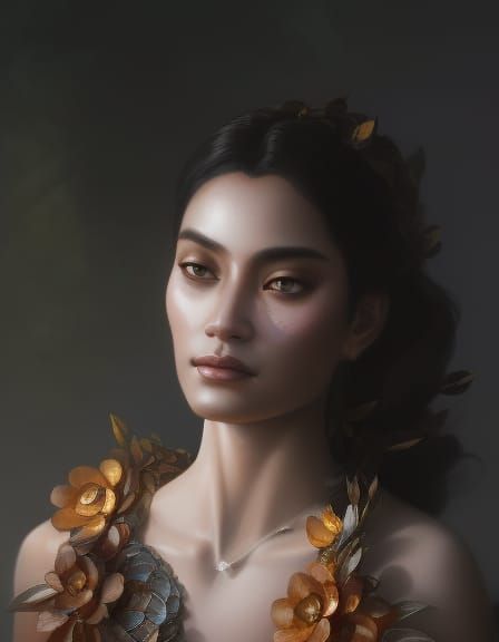 Varima-te-takere: Cook Islands Goddess Portrait