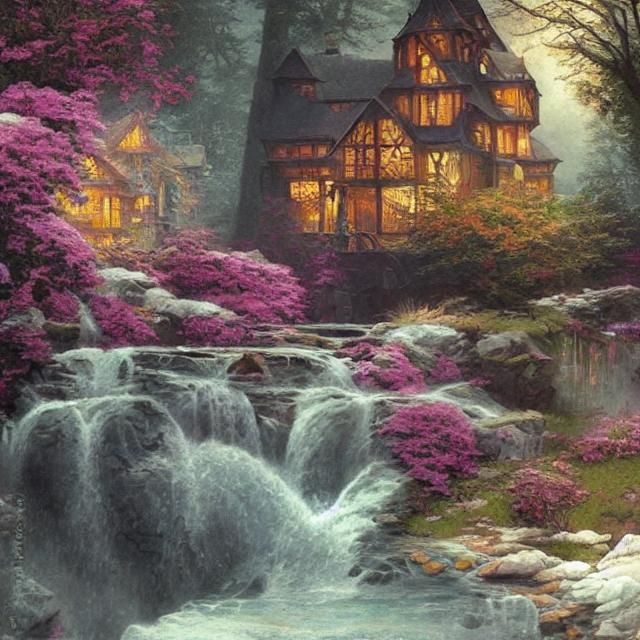 Abstract Portrait in Ethereal Hyperdetailed Style