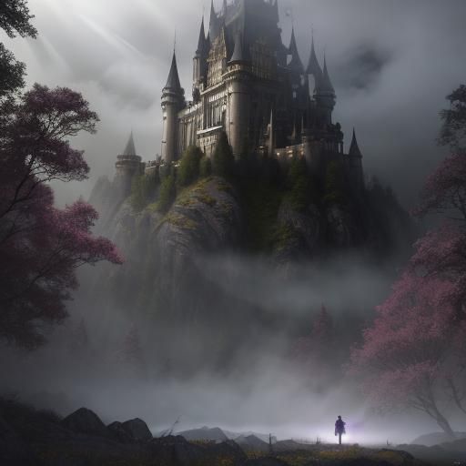 Mystical Forest King in Dark Fantasy Style