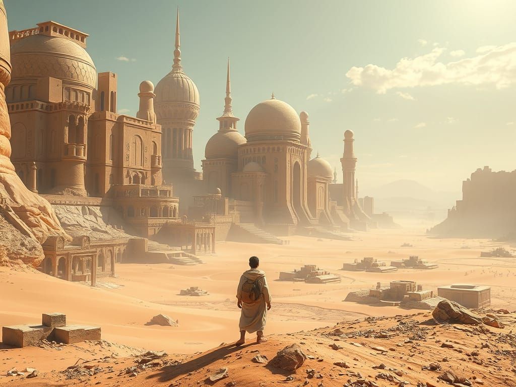 Futuristic Cityscape in Vibrant Colors