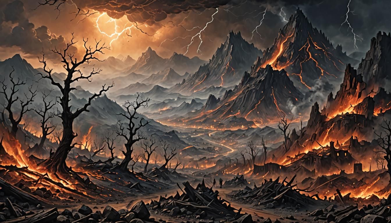 Volcanic Eruption Devastates Mountain Village