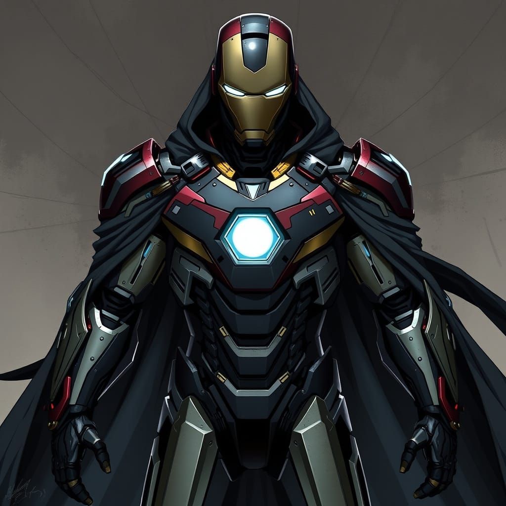 Iron Man in Soul Eater Anime Style