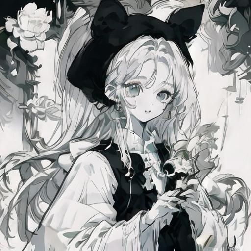 Anime Girl in Mystical Forest: Hyper-Realistic Digital Art