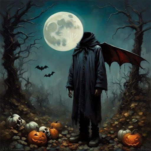 Hyperrealistic Full Moon in Detailed Sky