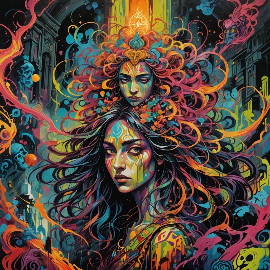 Surreal Graffiti Art: Ras in Temple of Eris