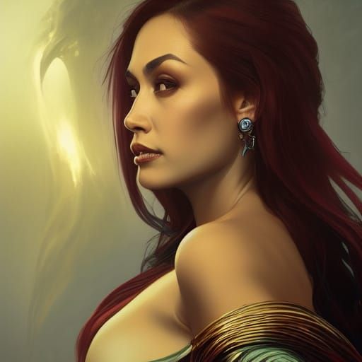 Lilith Queen of Hell Portrait in Unreal Engine 5