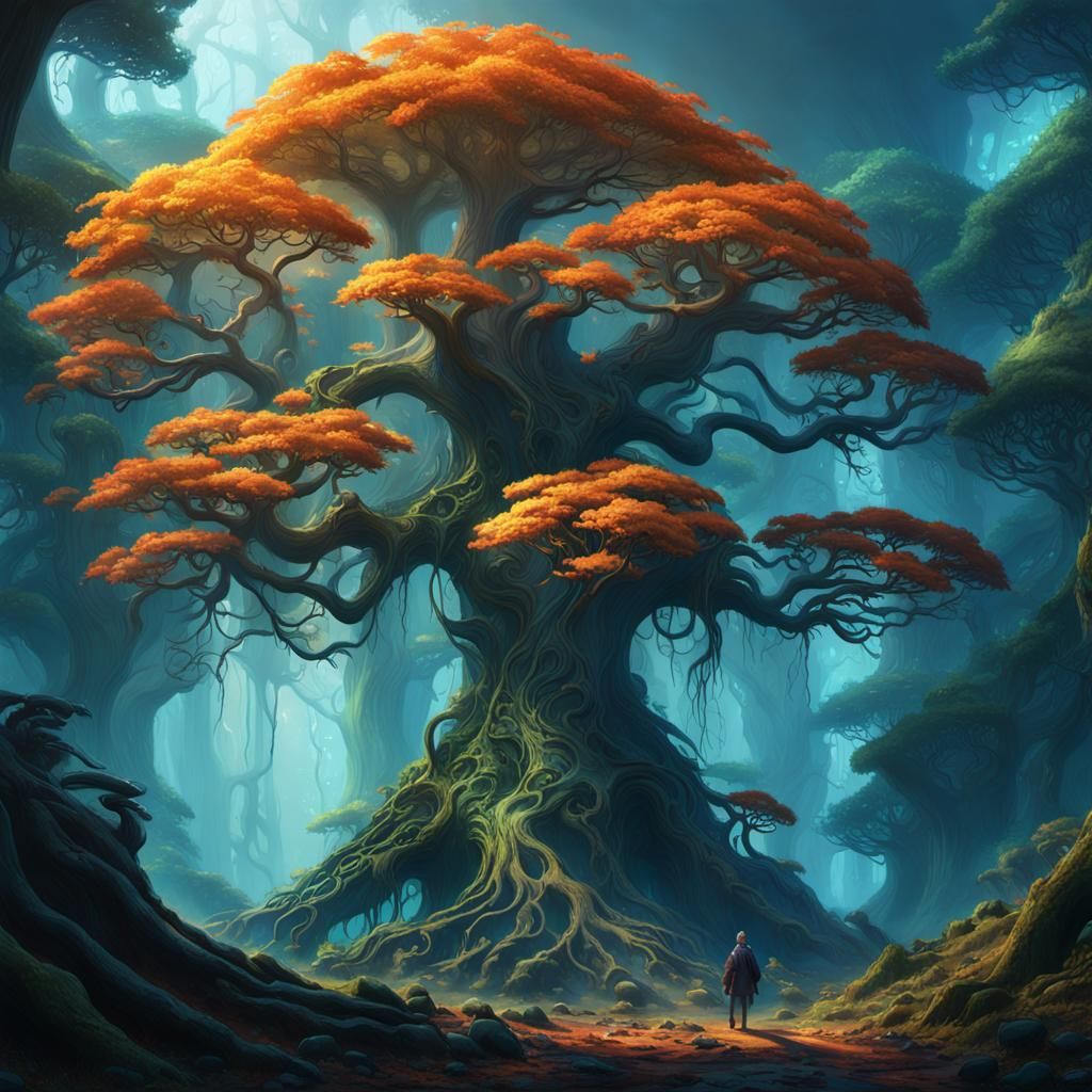 Mystical Forest Scaleton Concept Art in Unreal Engine
