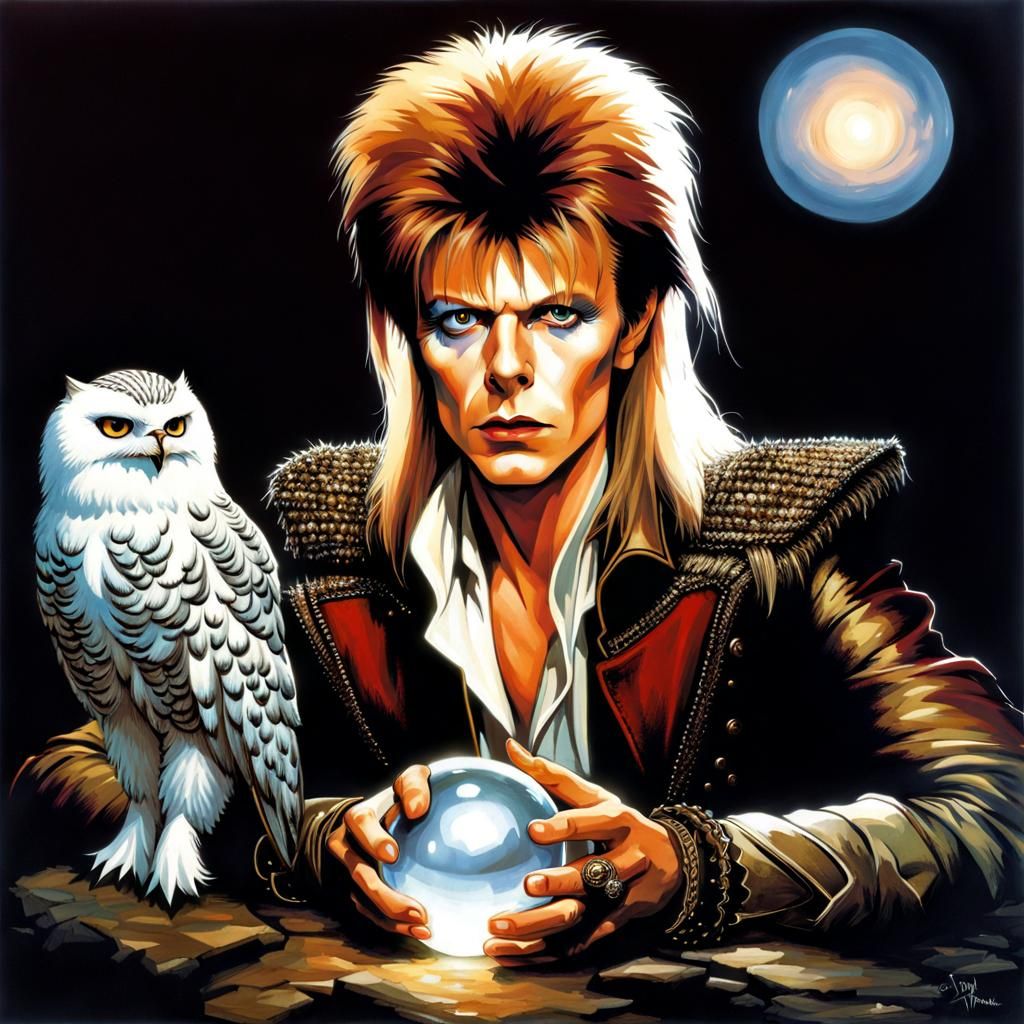 David Bowie as Goblin King in Labyrinth