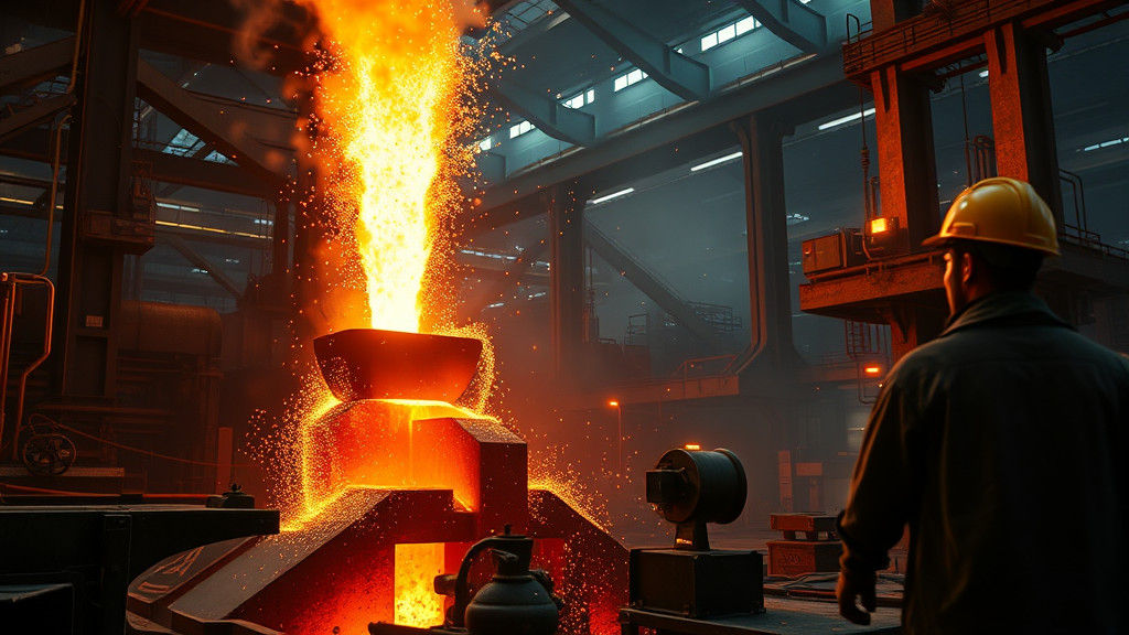 Fiery Industrial Fantasy at Port Kembla Steelworks