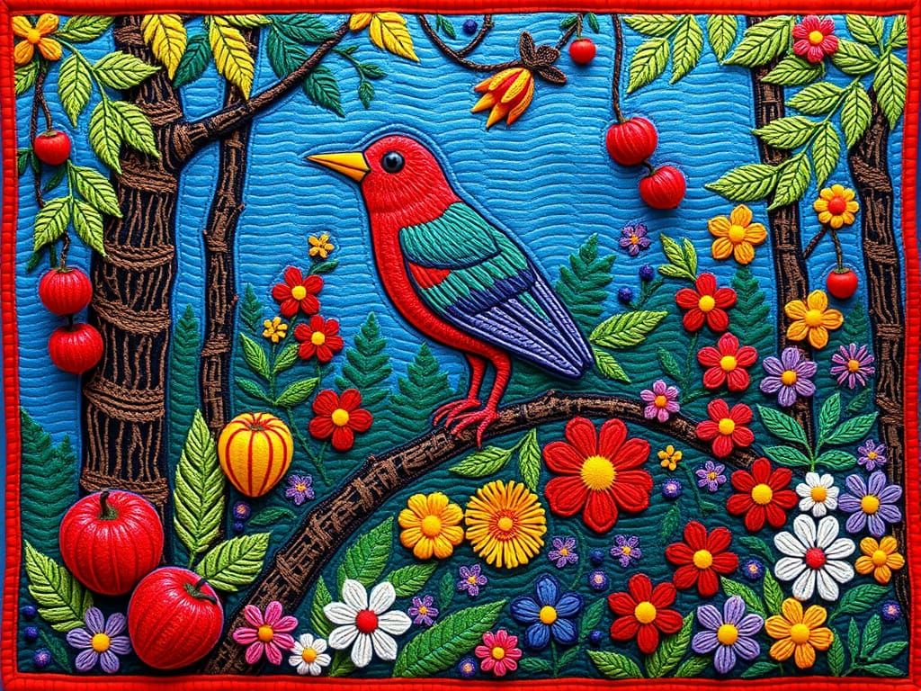 Quilted Bird
