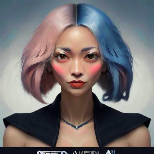 Surreal Figure in Dreamlike Abstract Landscape