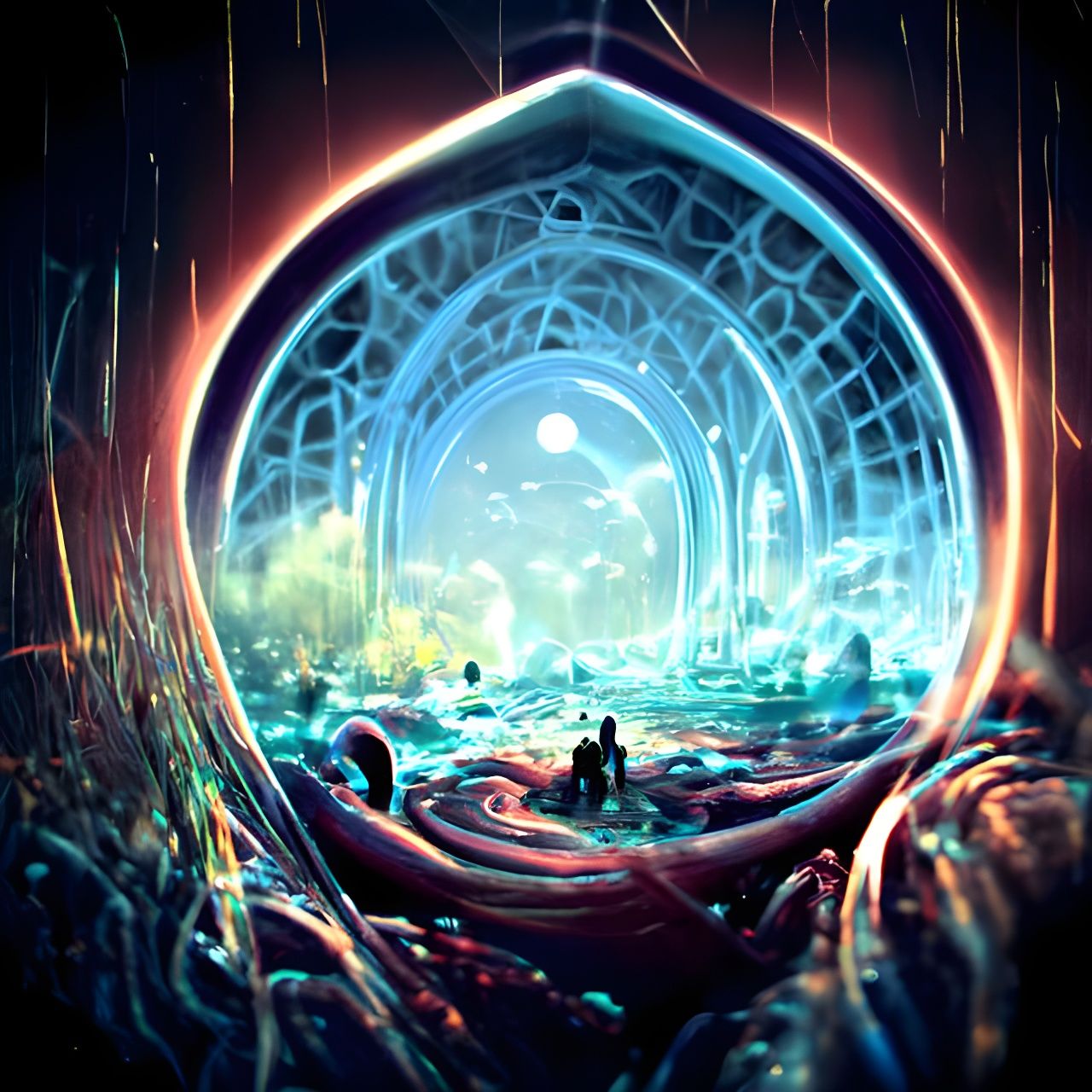 Celestial Portal Through Time and Space