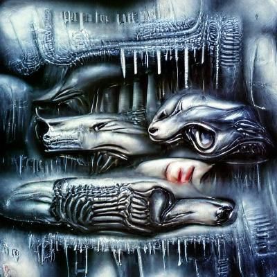Gigeresque Wolves in a Biomechanical Landscape