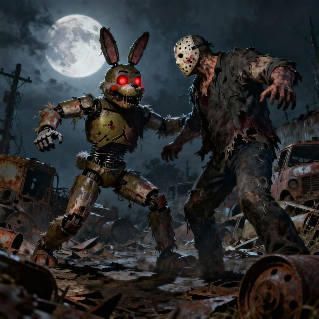 Springtrap vs Jason Voorhees in Sinister Style