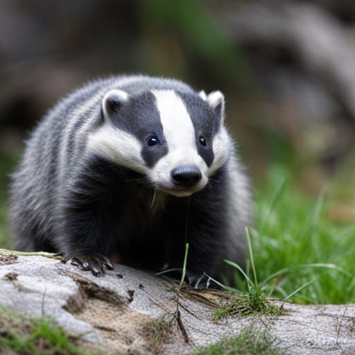 Cute Badger Image