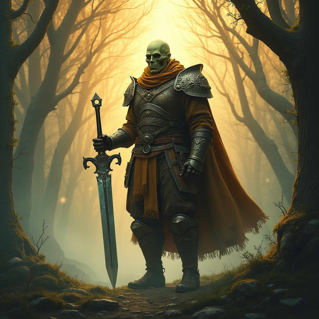 Deathwalker in Tethoria: A High-Fantasy Matte Painting