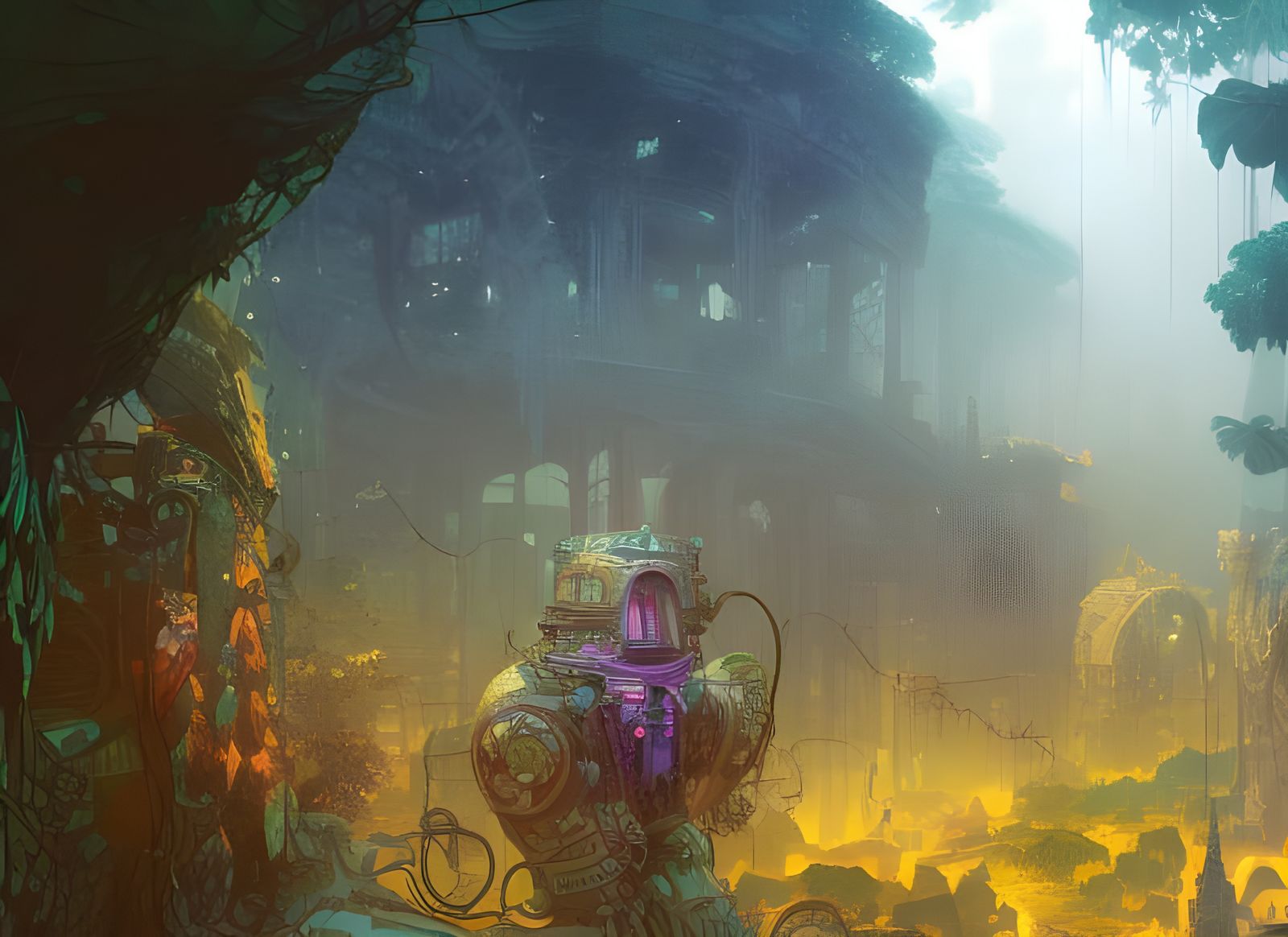 A Robot in a Jungle