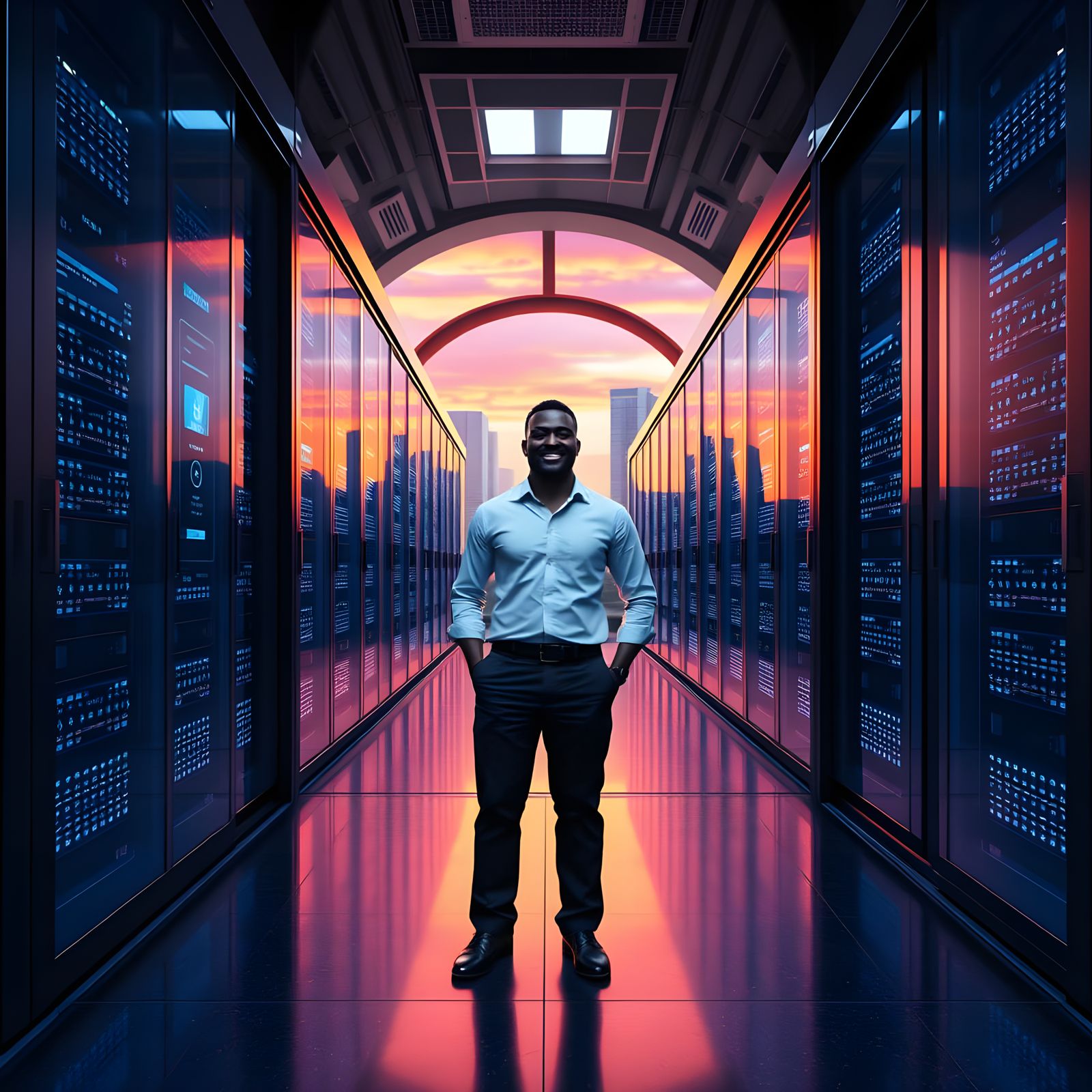 Modern Data Center Facility: A Beacon of Excellence