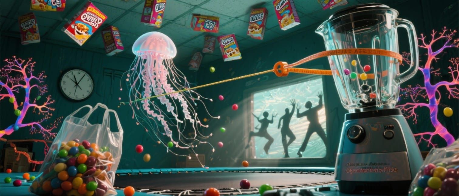 Quantum Absurdity: Recursive Over-Souls in a Blender of Time