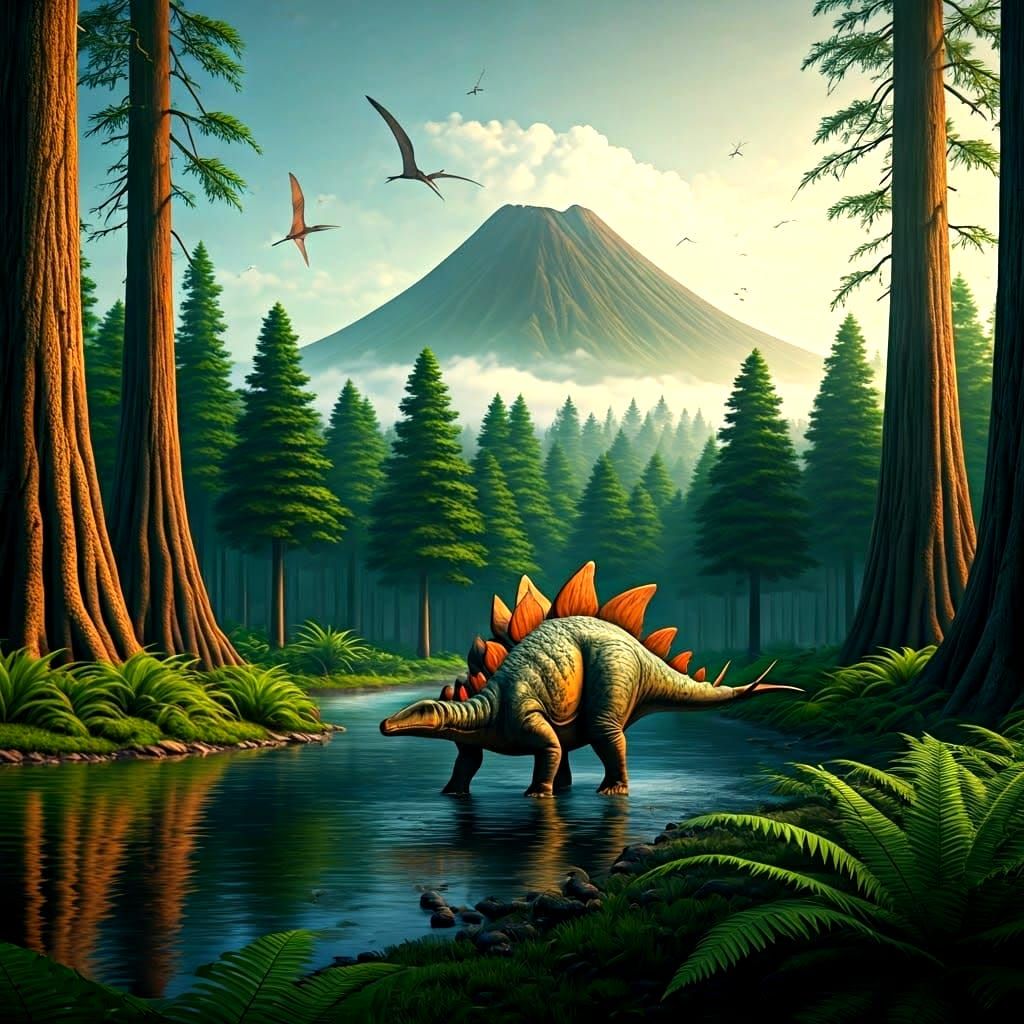 a stegosauris dinosaur