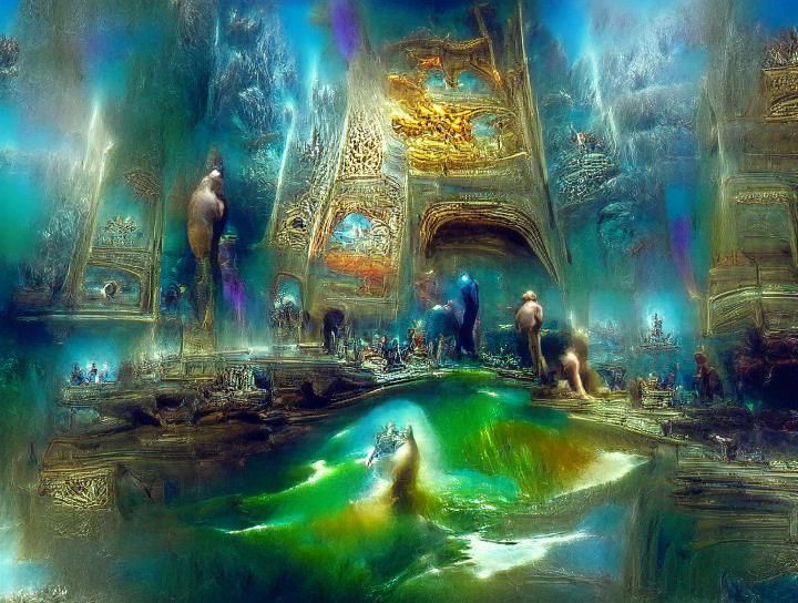 Underwater Kingdom: Mermaids at Triton's Sea Castle
