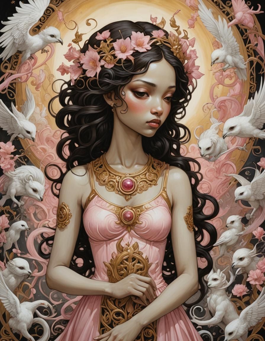 Gods of Olympus in Modern Fantasy Style