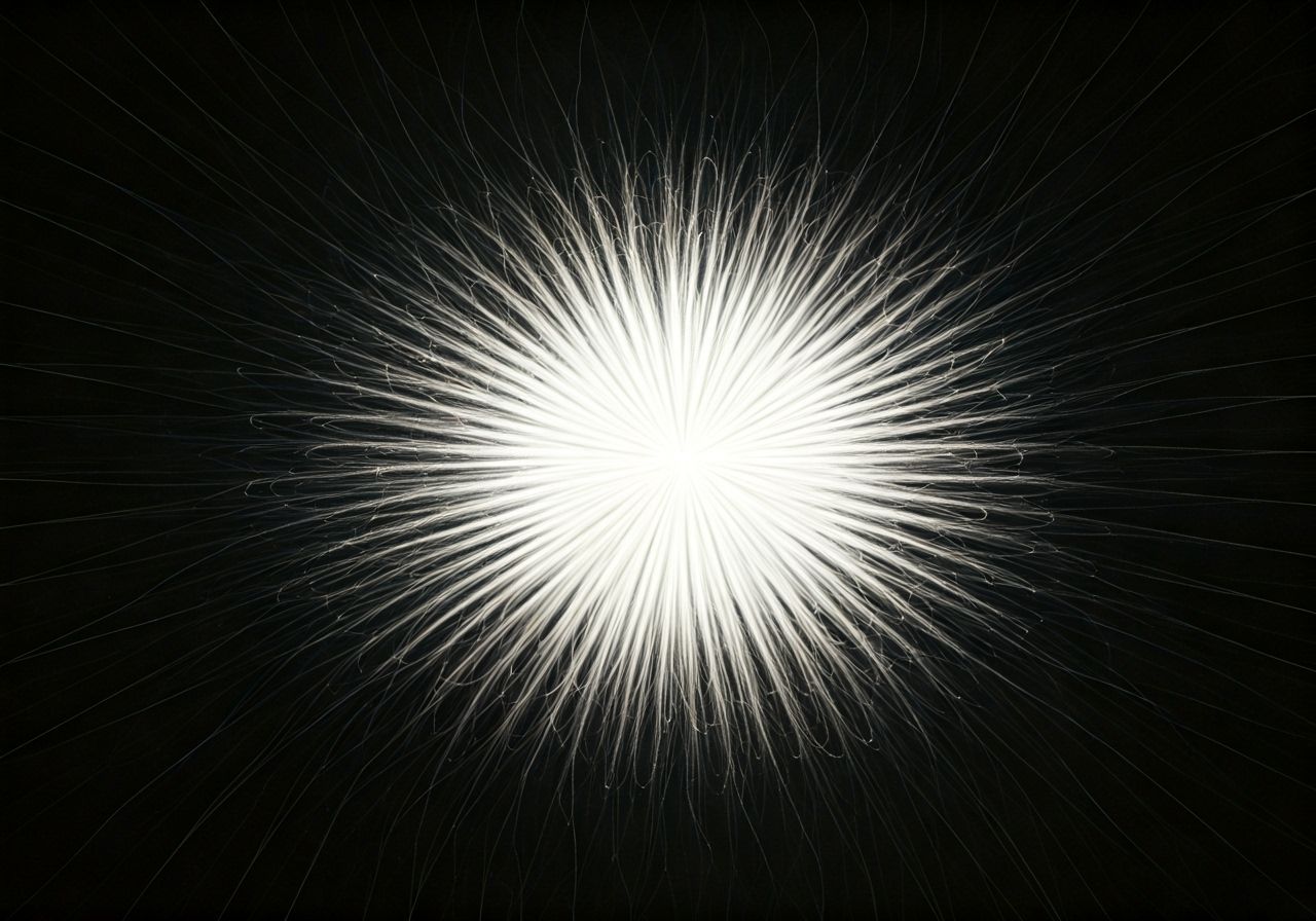 Abstract Vision of Yearning and Ether in Digital Art