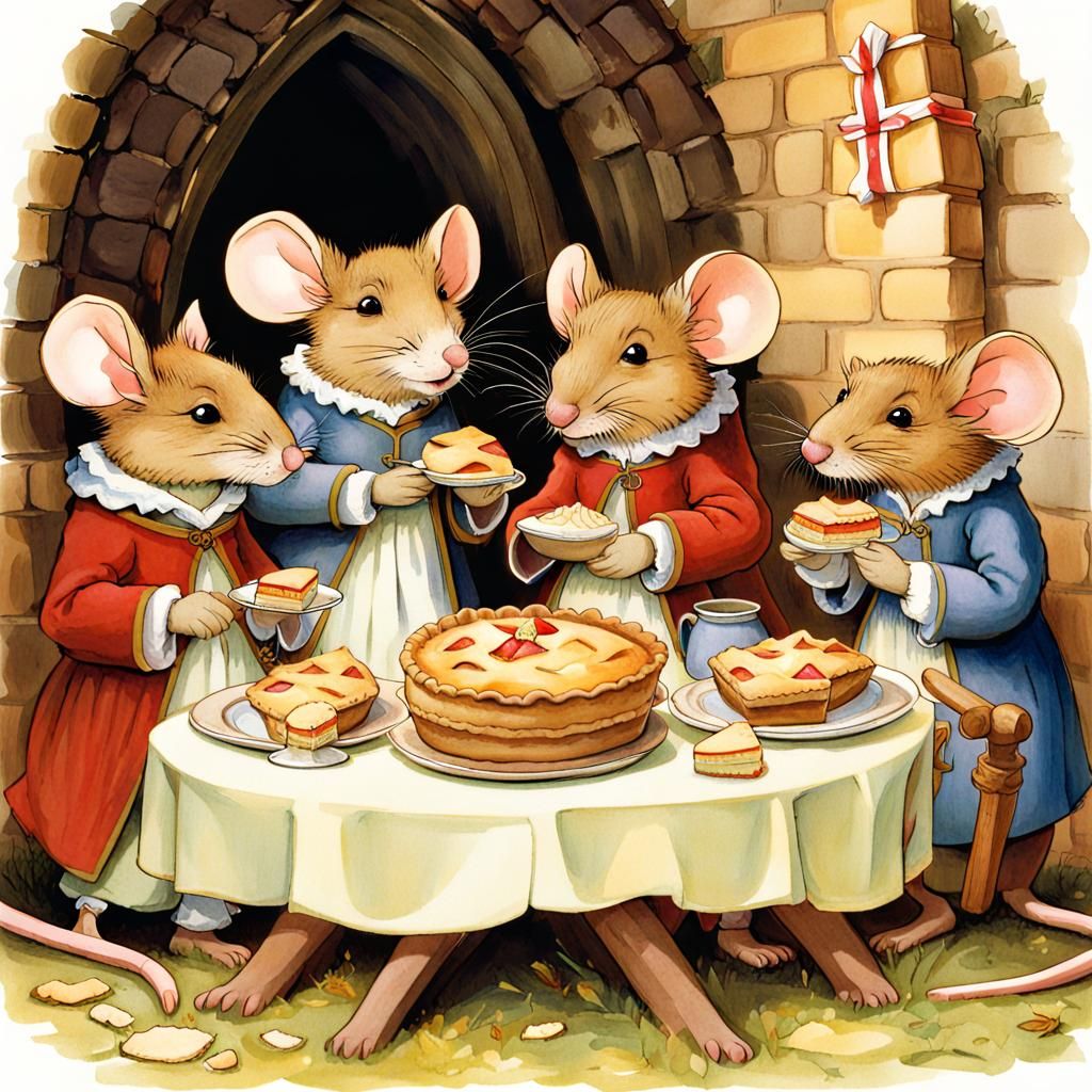 Redwall Mice Feast on Medieval Desserts