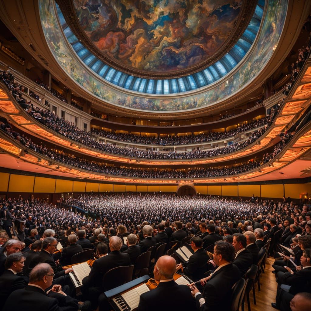 Elegant Symphony Hall Unveils Vibrant Night of Music