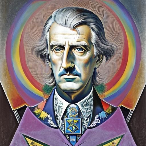 Surreal Portrait of Charles de Gaulle