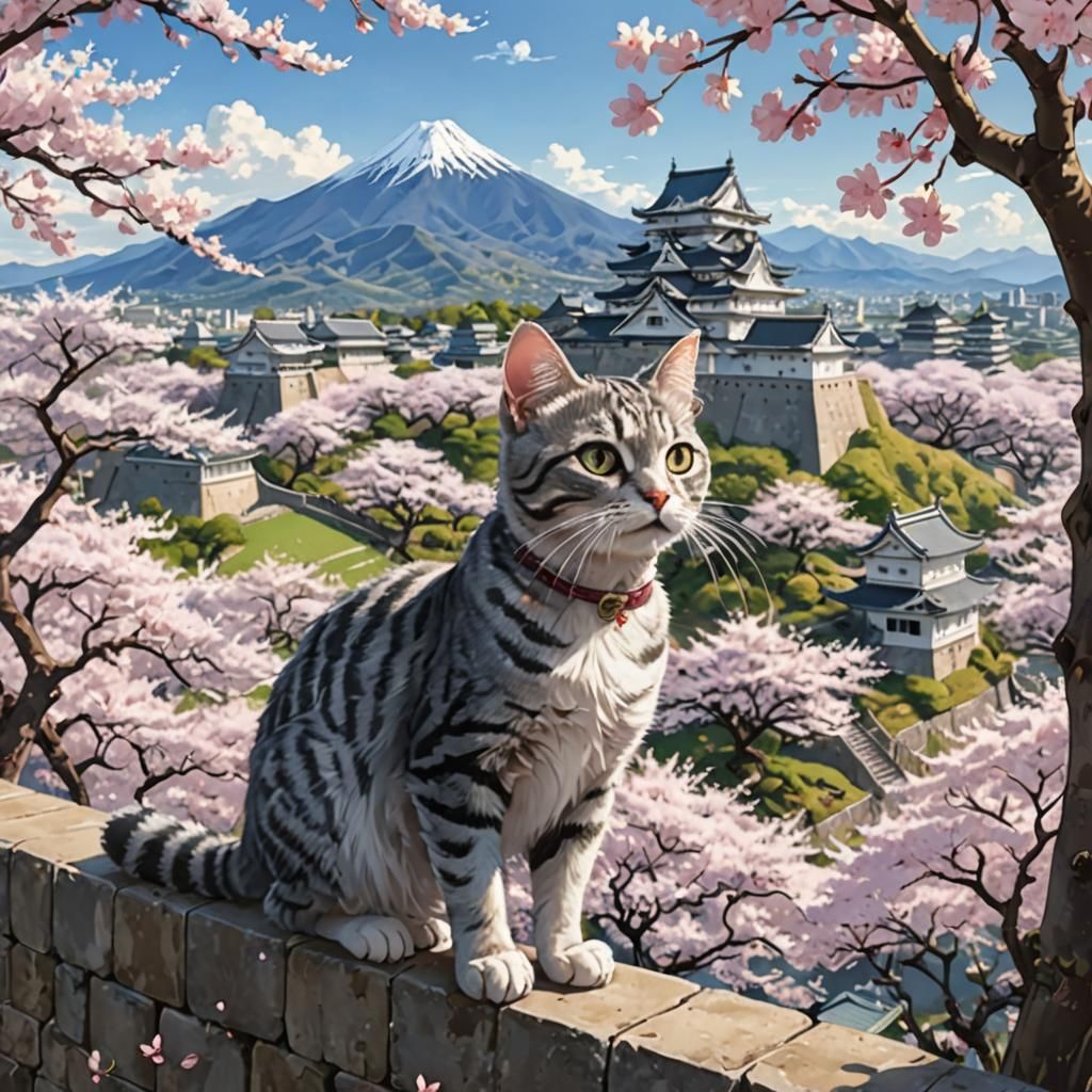 Tabby Cat Adventures in Feudal Japan, Anime Art