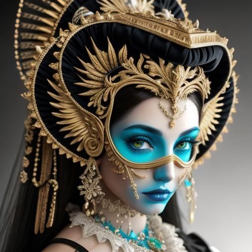 Detailed Bizarre Scene in Photorealistic 3D